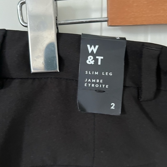 NWT Willow & Thread Black slim leg dress pants - Picture 2 of 11